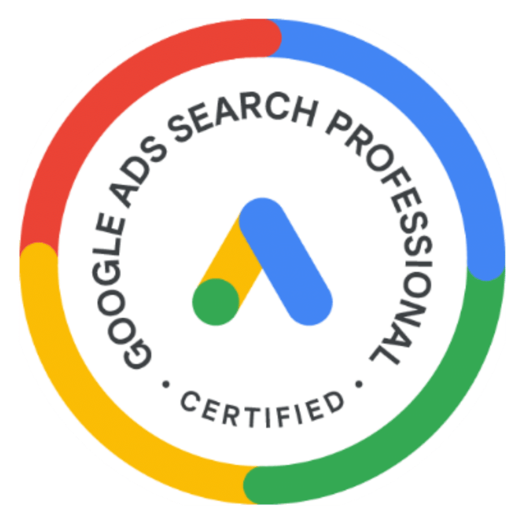 selo de certificado profissional em google ads